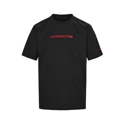 25ss flocking letter short sleeved shirt