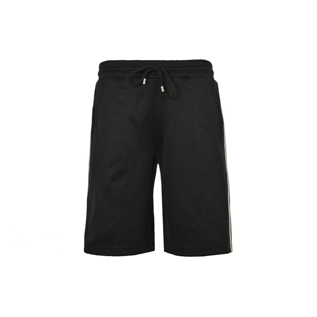 25SS Classic red and green webbing pockets Double G embossed shorts