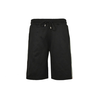 25SS Classic red and green webbing pockets Double G embossed shorts