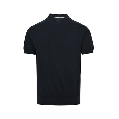 Classic Embroidered Small Logo Knitted Polo Short Sleeve