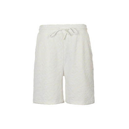 25ss Plush twill letter shorts