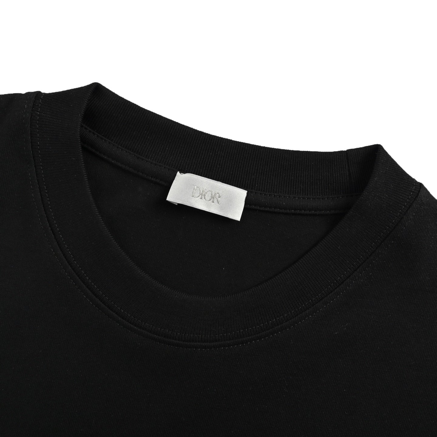 Presbyopic appliqué embroidered letter short sleeves