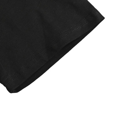 25ss plush letter eye print short sleeved shirt