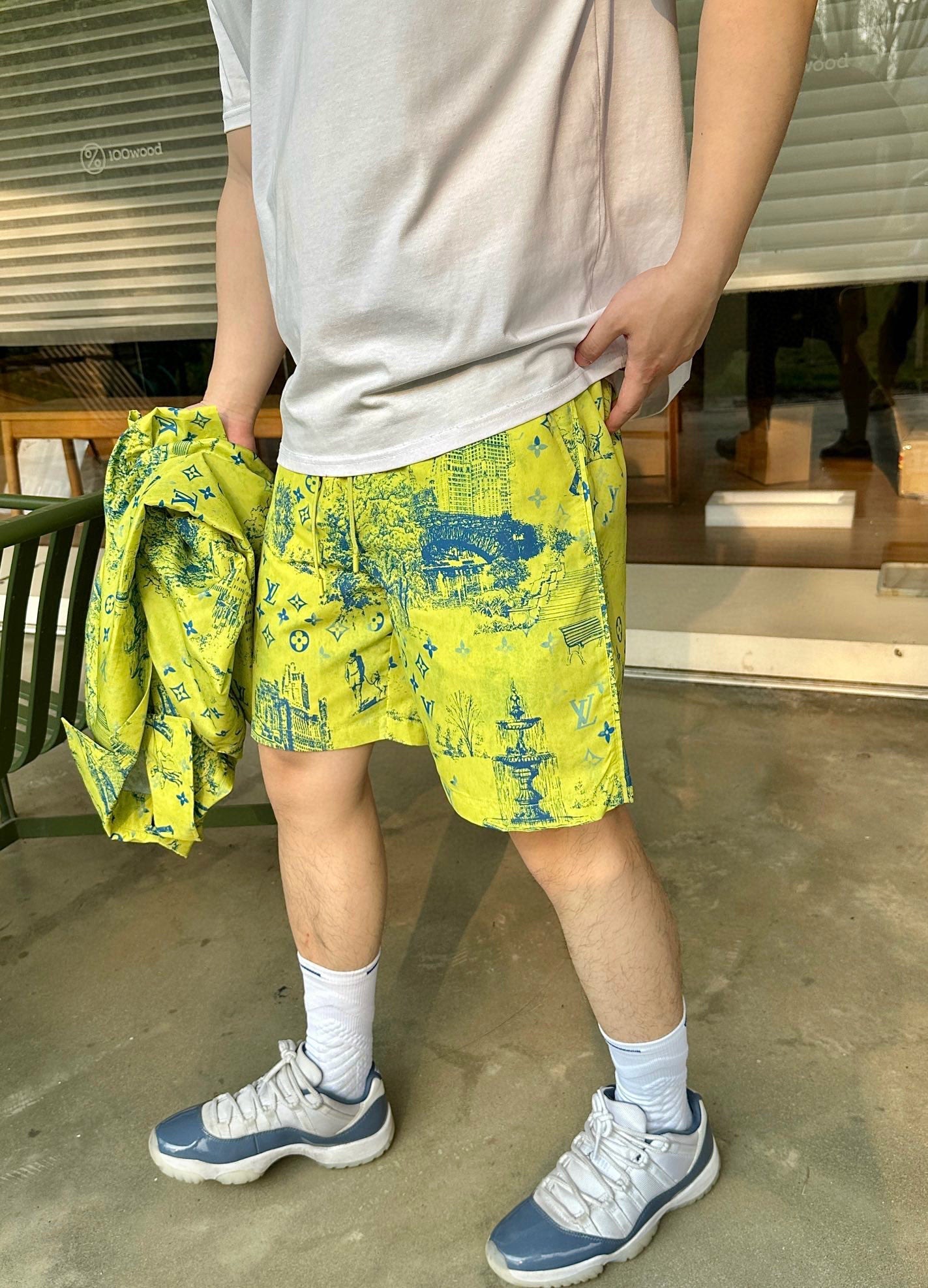 Park printed shorts