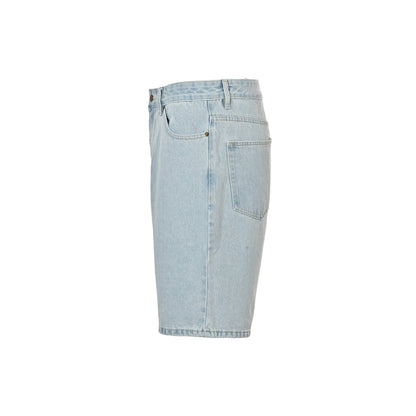 G 25 Washed blue denim shorts