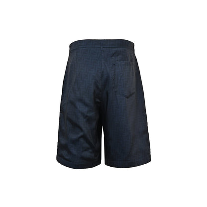 25ss full width FF jacquard dark pattern set shorts