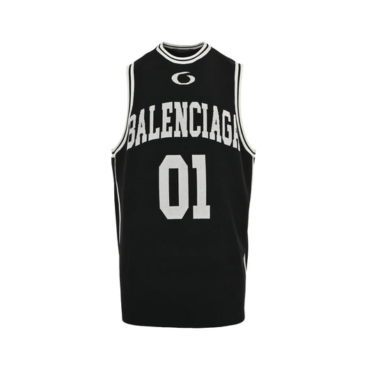 25ss knitted basketball vest