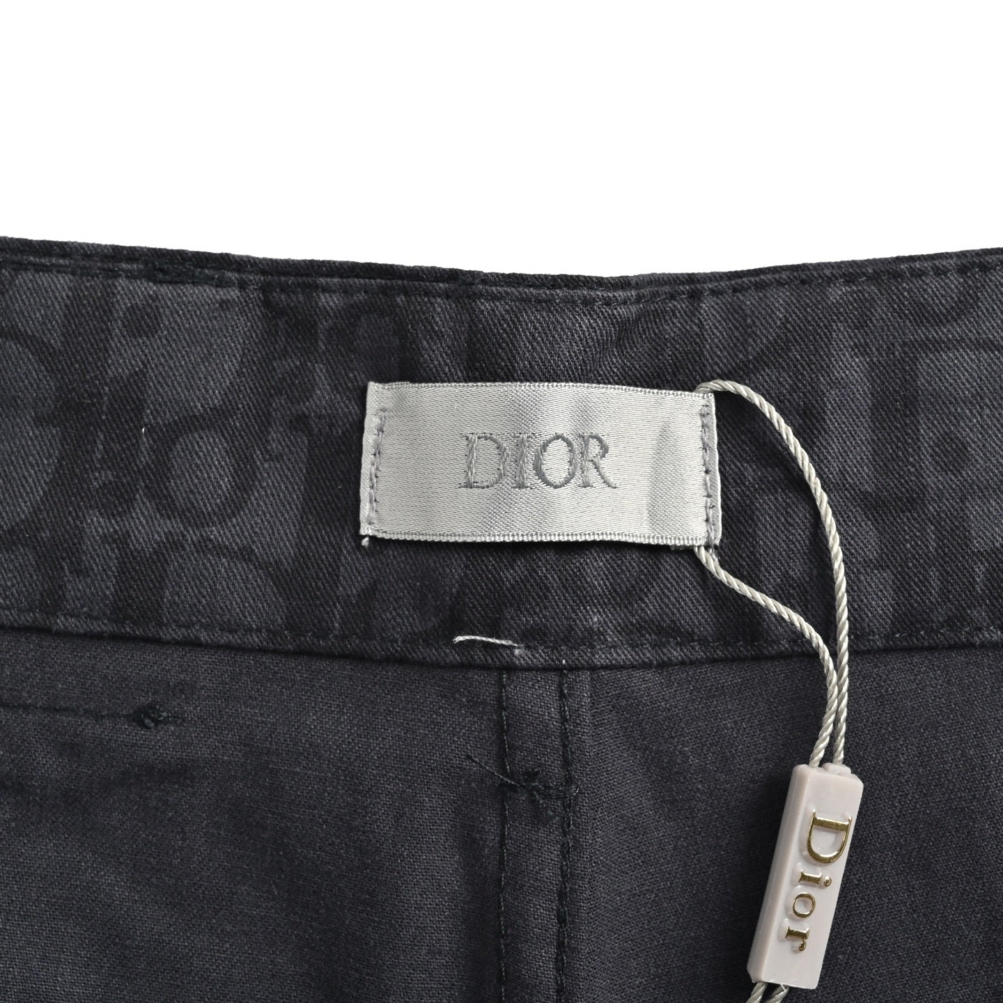 25ss full print vintage denim shorts