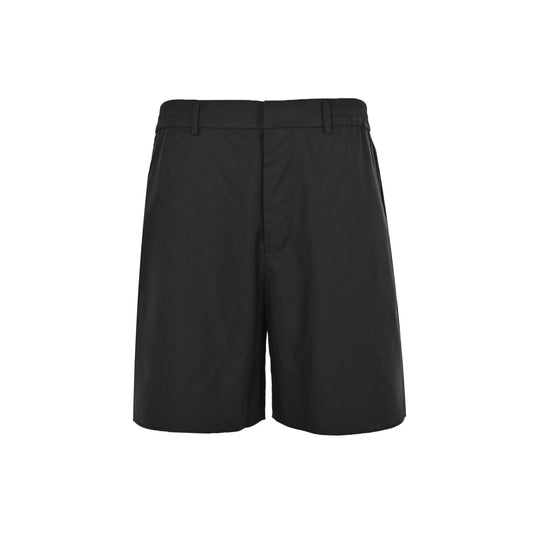 Fe 25Solid color Bermuda shorts