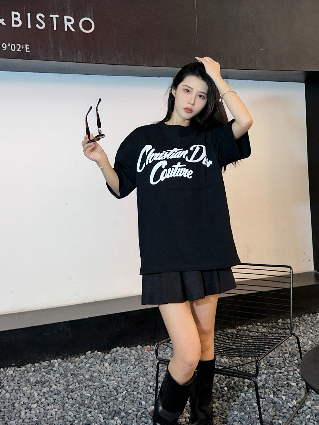 25ss foam letter print short sleeves