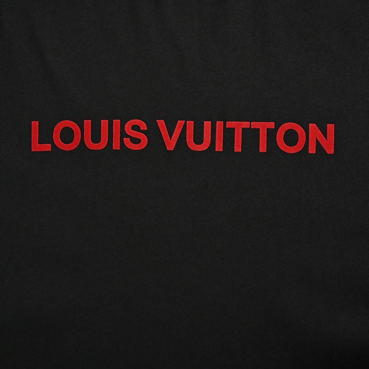 25ss flocking letter short sleeved shirt