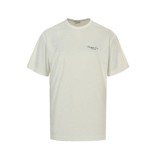 25 Chest embroidery Terry short sleeves