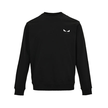 Little  embroidered eyes round neck sweatshirt
