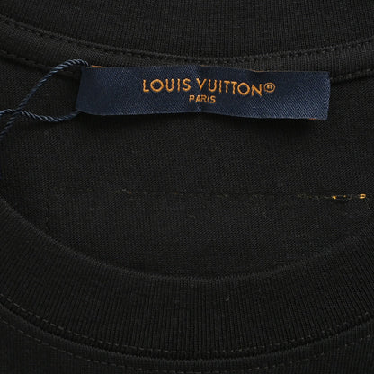 25ss front and back thick rubber printed logo short sleeves