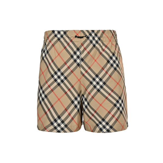 25 Diagonal plaid shorts