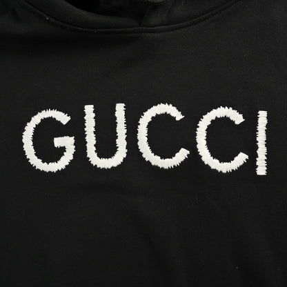 25FW Lettering embroidered hooded sweatshirt