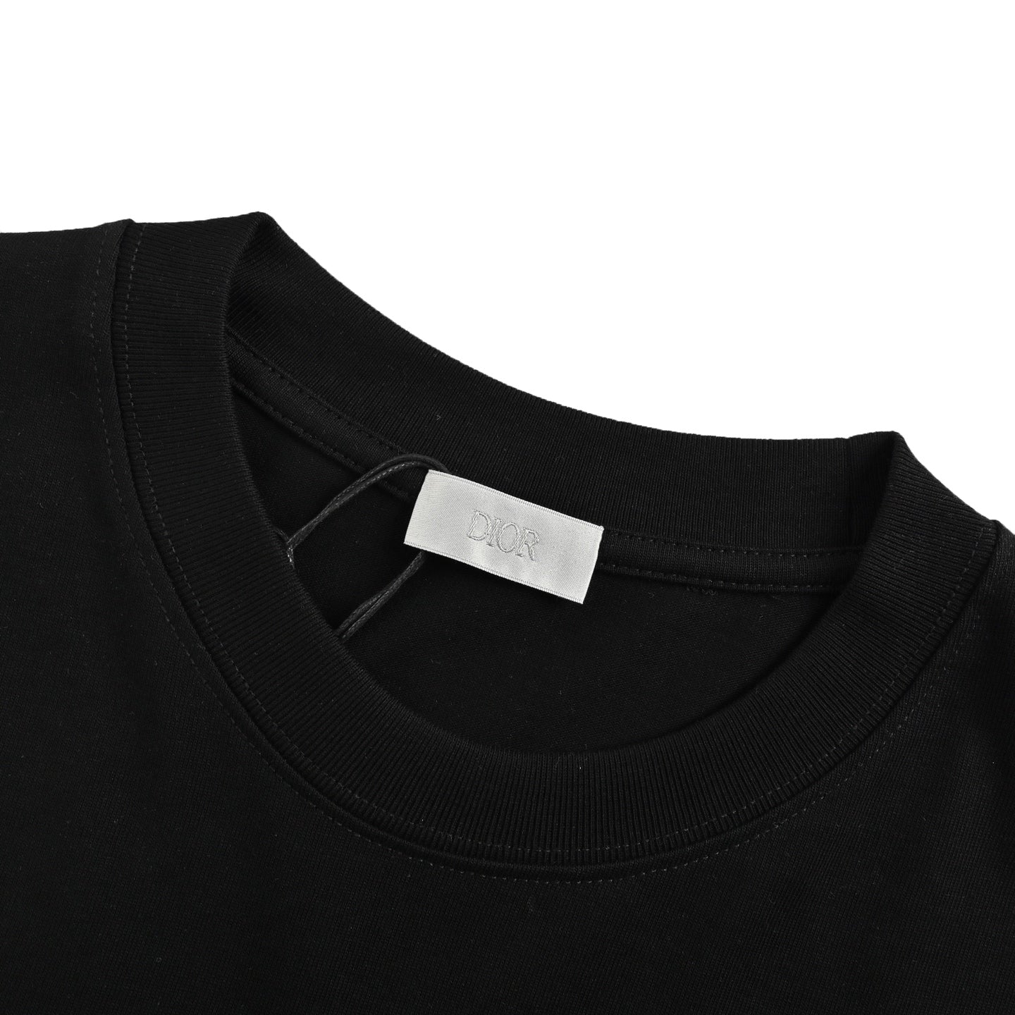 Presbyopic appliqué embroidered letter short sleeves