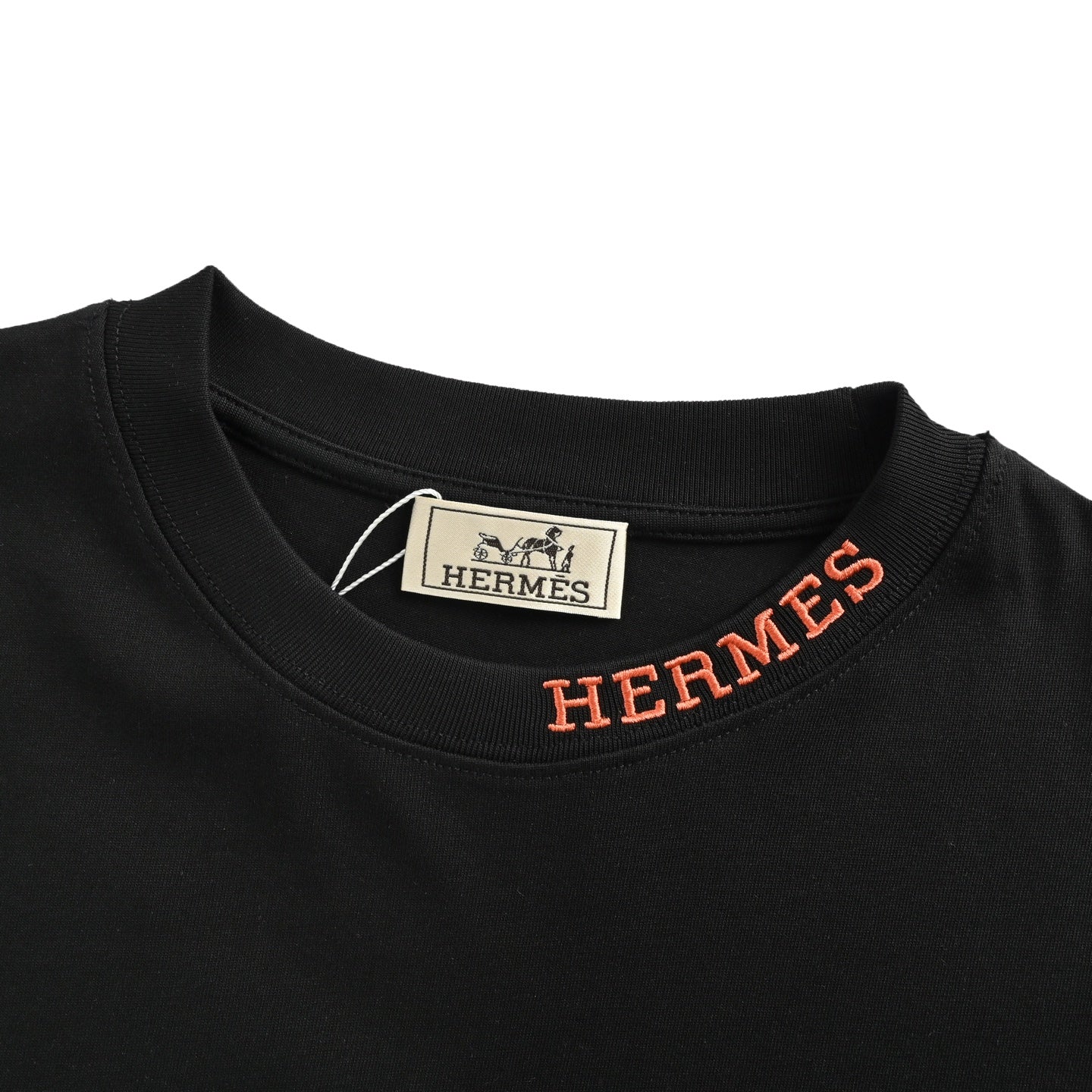 Embroidered letter logo short sleeved shirt