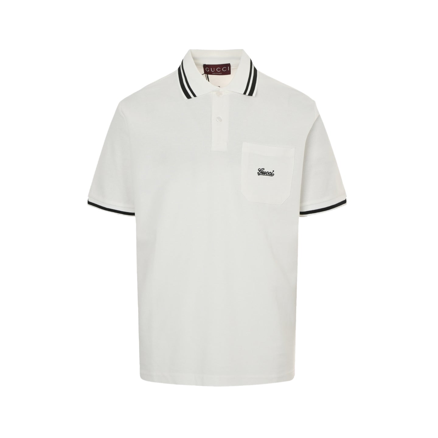 25ss Embroidered Pocket Polo Short Sleeve