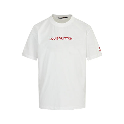 25ss flocking letter short sleeved shirt