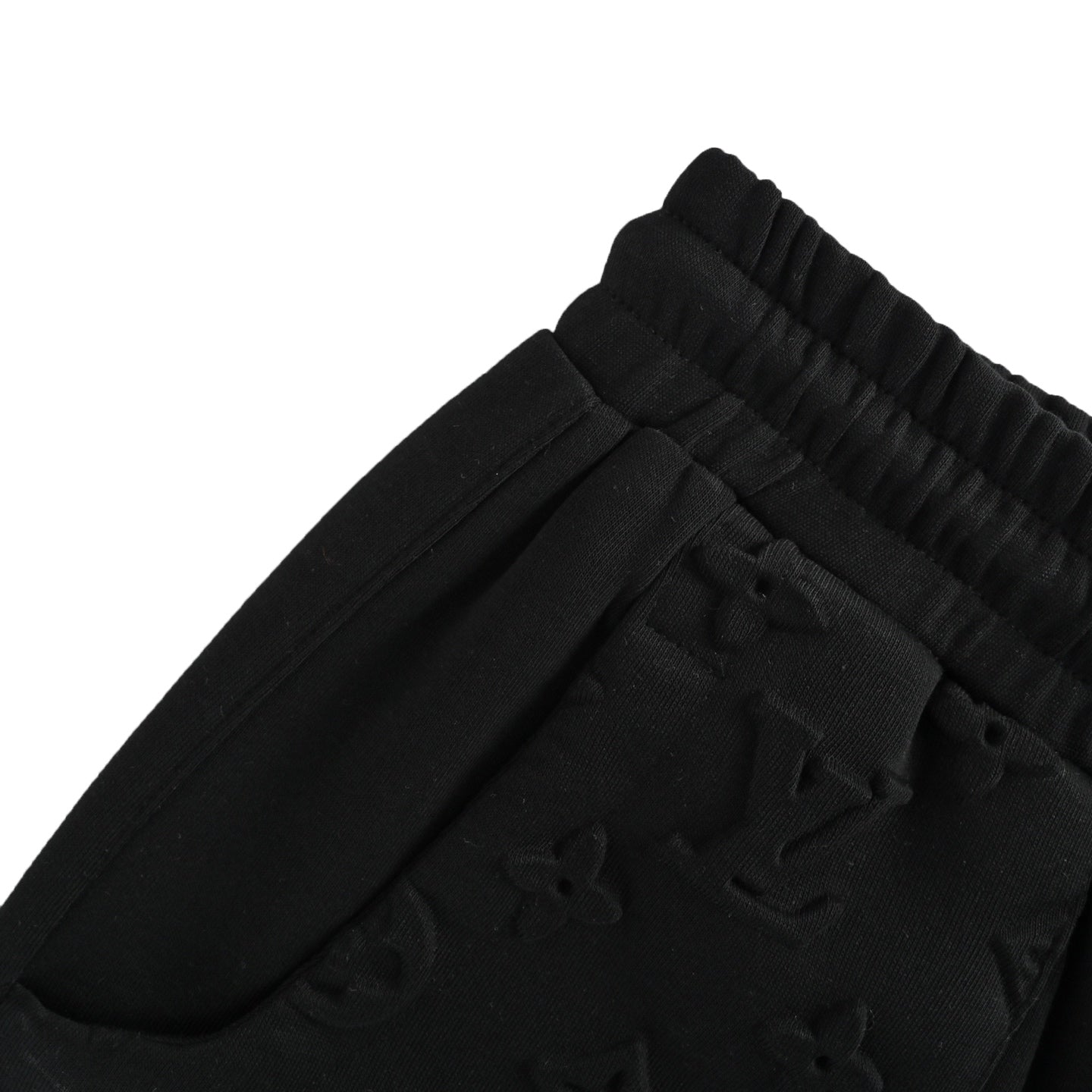 25ss pocket floral relief shorts