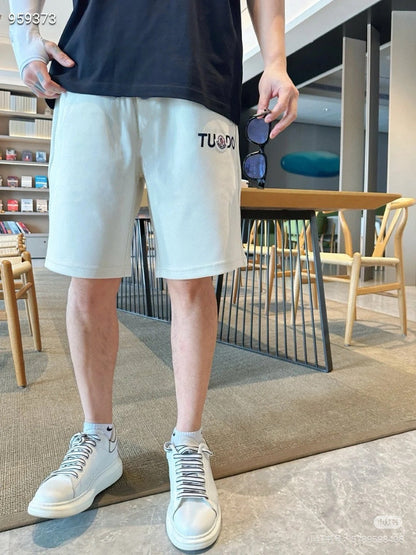 MO 25 Logo Embroidered Shorts