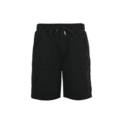 25ss pocket floral relief shorts
