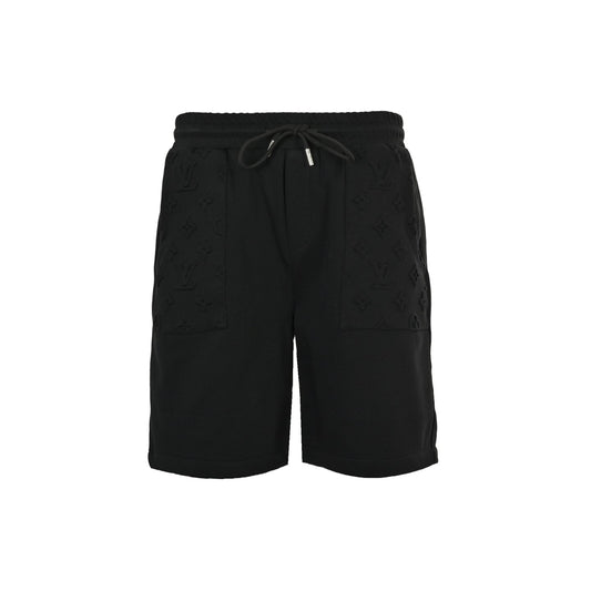 25ss pocket floral relief shorts