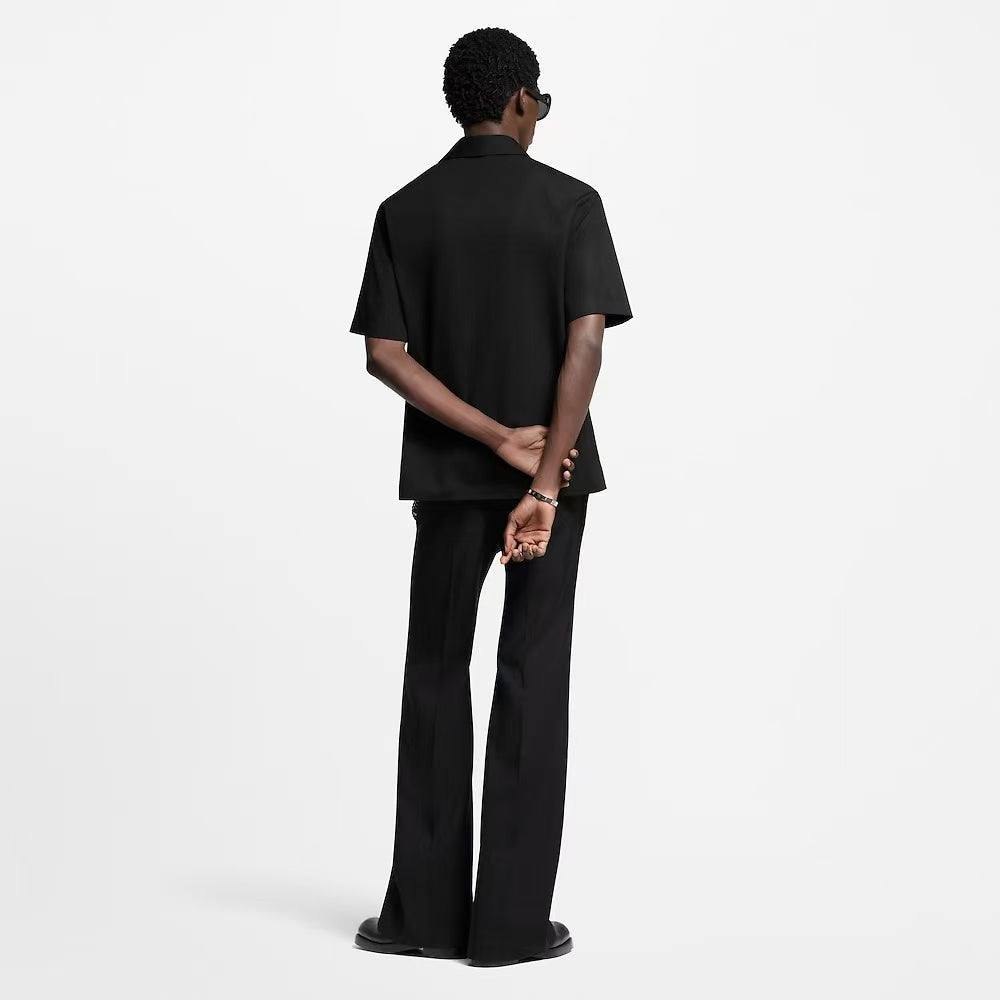 25ss Sequined Pocket Embroidered Short Sleeve Shirt