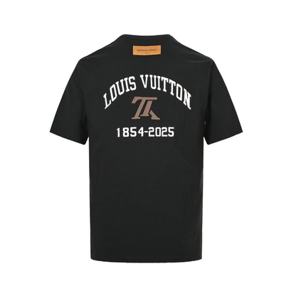 25ss front and back thick rubber printed logo short sleeves