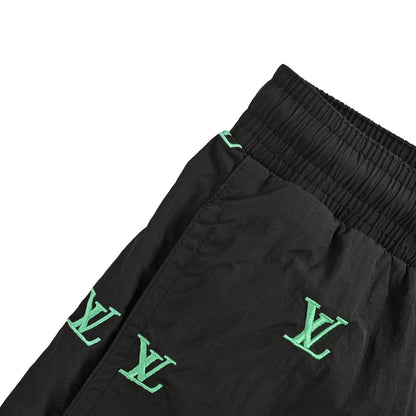 25ss gradient embroidered small label beach shorts