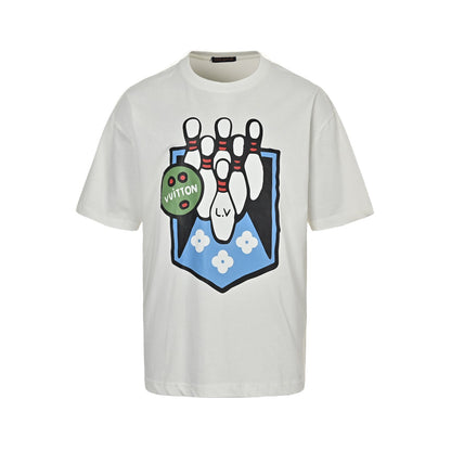 25ss Bowling print short sleeves