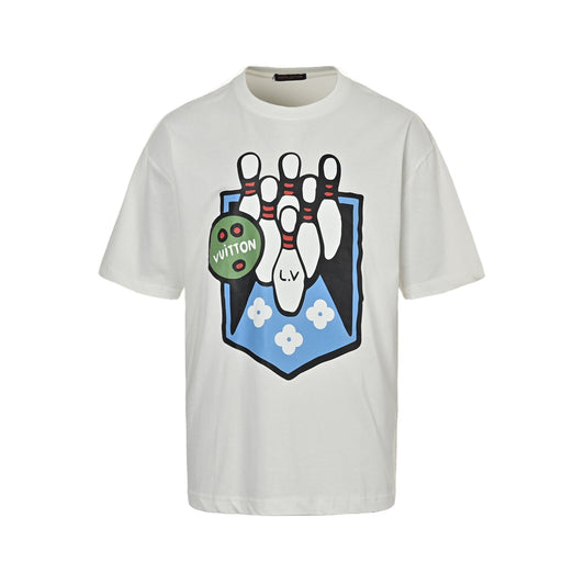 25ss Bowling print short sleeves