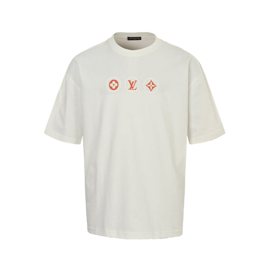 25ss silicone tri print short sleeved shirt