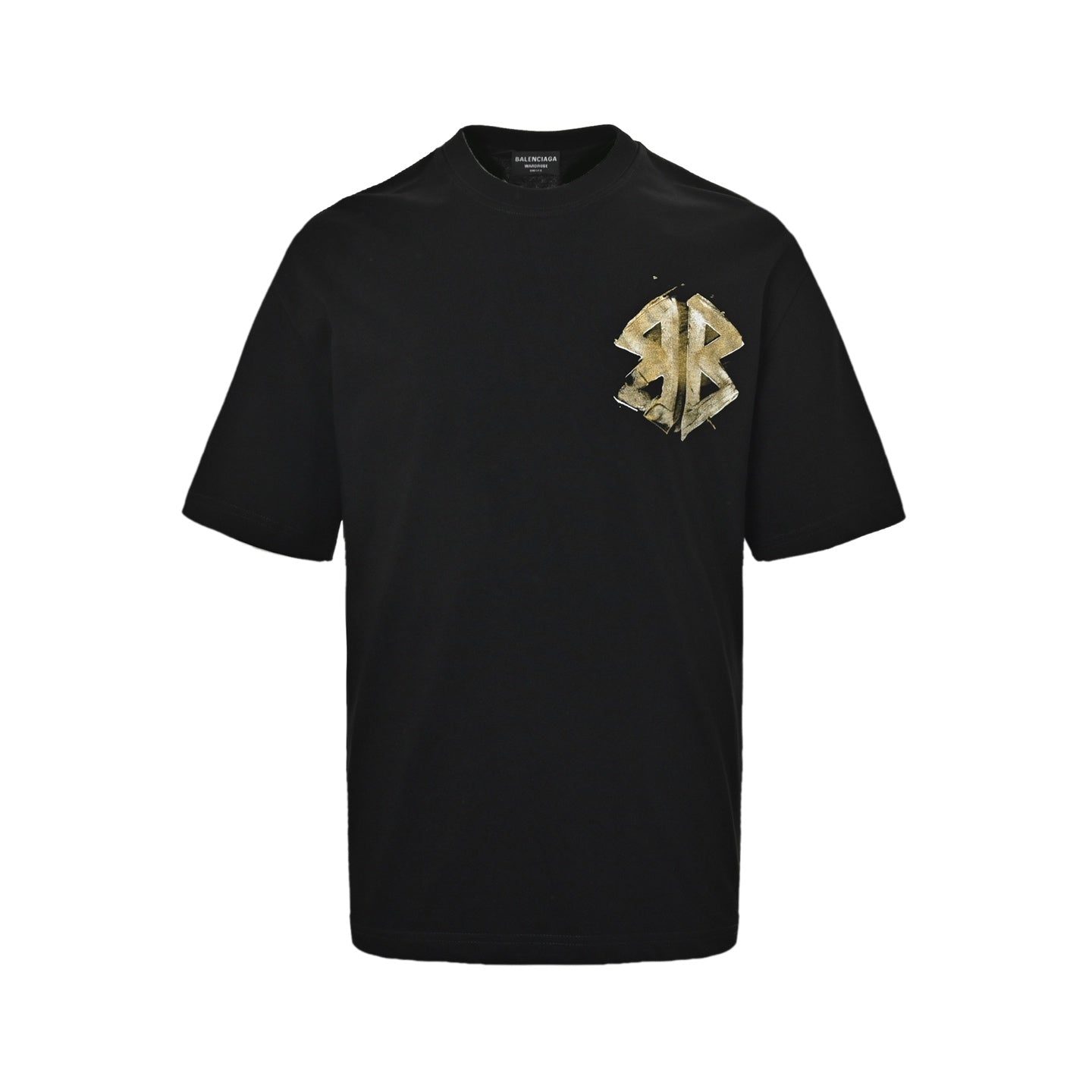 25ss Hand-painted double B print short sleeves