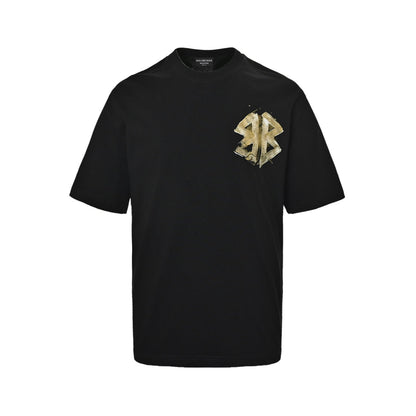 25ss Hand-painted double B print short sleeves