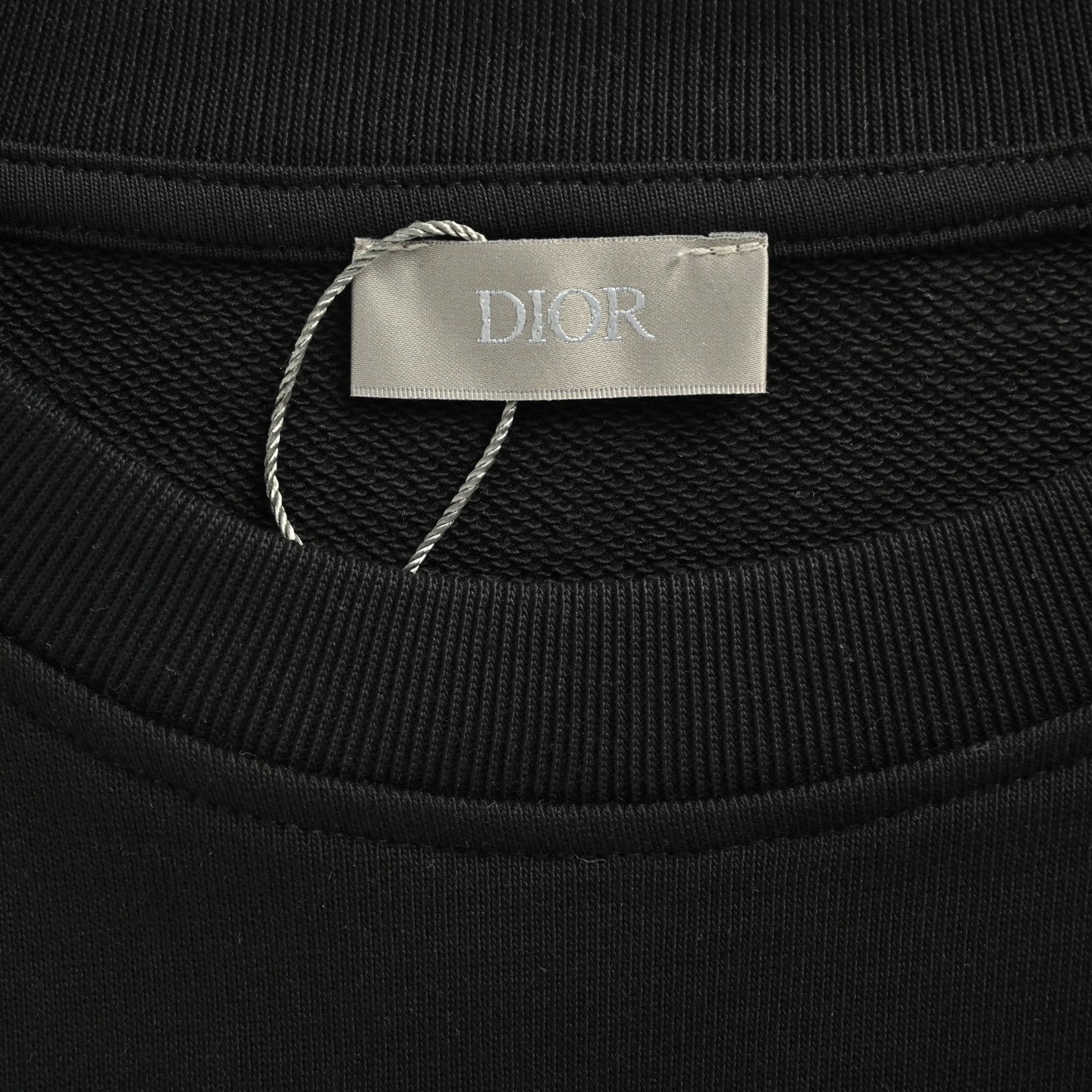 25Fw monogram gradient half-length print round neck sweatshirt