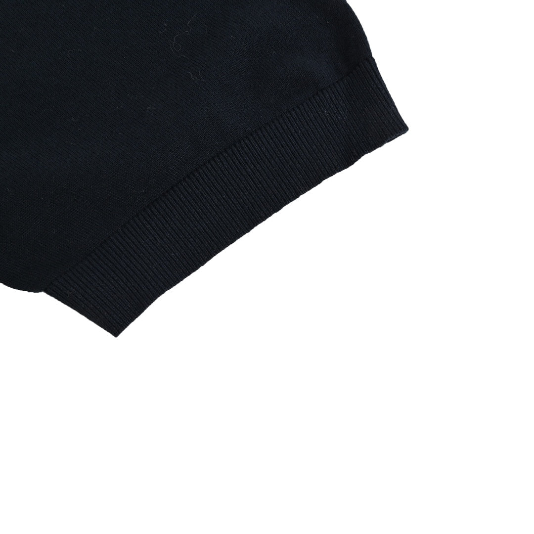 Classic Embroidered Small Logo Knitted Polo Short Sleeve