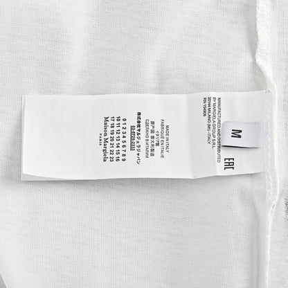 Front and back black and white double letter printed short sleeves