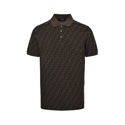 Double F full printed Polo short sleeved shirt