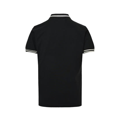25ss pocket color embroidered Polo short sleeved shirt
