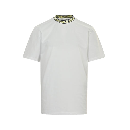 25 Neckline Letter Jacquard Webbing Short Sleeves