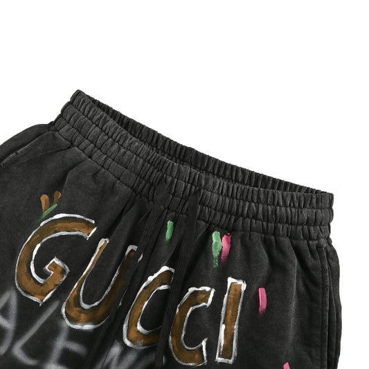 BA 25 Hand drawn graffiti letters looped shorts