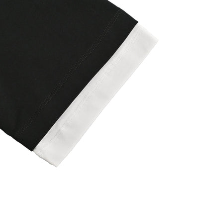 25ss fake two-piece spliced short sleeved shirt