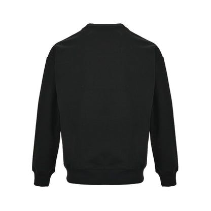 Silver label embroidered logo crew neck sweatshirt