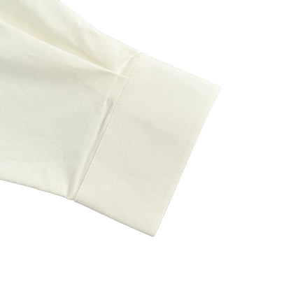 25Fw Round Label Embroidered Long-Sleeve Shirt