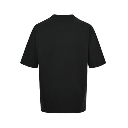 25ss hollow letter printed short sleeved shirt