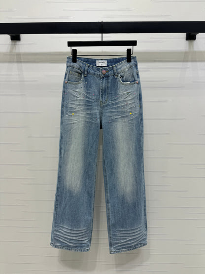 25 Early Autumn Heavy Color Hot Diamond Straight Jeans!