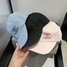 25 Rhinestone logo baseball cap
