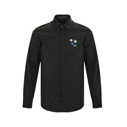 25ss heat transfer printed long-sleeved shirt